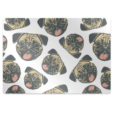 Podložka pod stoličku na podlahu Mopsy