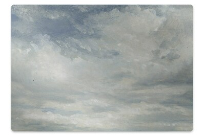 Ochranná podložka pod stoličku Modré oblaky