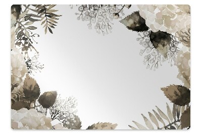 Ochranná podložka pod stoličku Kvety hortenzie