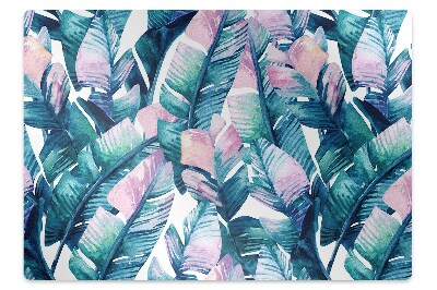 Ochranná podložka pod stoličku Dúhové listy