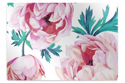 Podložka pod stoličku na podlahu Kvet maku