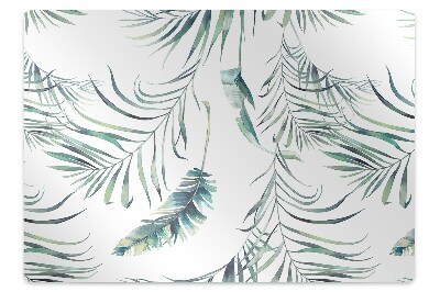 Podložka pod stoličku na podlahu Listy ako perie