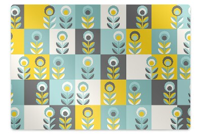 Podložka pod stoličku na podlahu Škandinávsky vzor