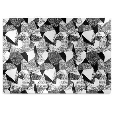 Podložka pod stoličku na kolieskach Čmárané tvary