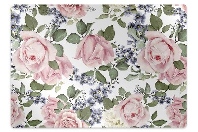 Podložka pod stoličku Akvarelové ruže
