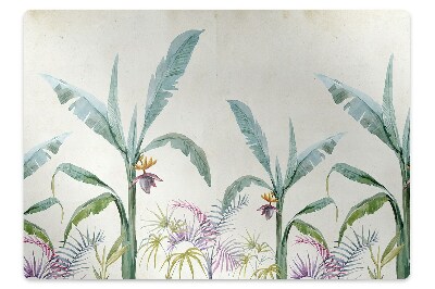 Podložka pod stoličku na kolieskach Vegetácia džungle