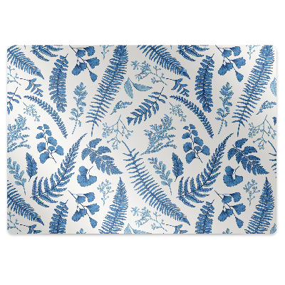 Podložka pod stoličku Modré papradie