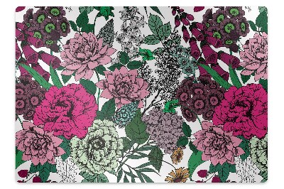 Podložka pod stoličku Starožitné kvety