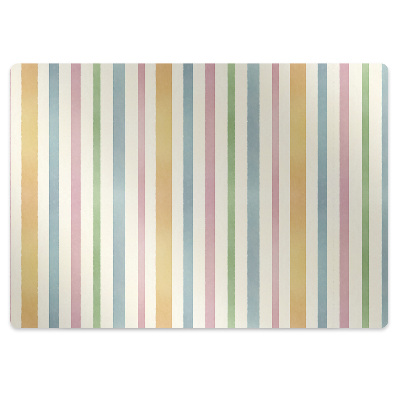 Podložka pod stoličku Pastelové vertikálne pruhy,