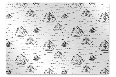 Podložka pod stoličku na podlahu Plachetnice na mori