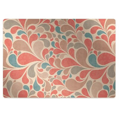 Podložka pod stoličku na kolieskach Farebné slzy