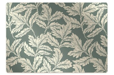 Ochranná podložka pod stoličku Elegantný list