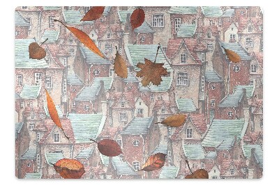 Podložka pod stoličku Jesenné mesto