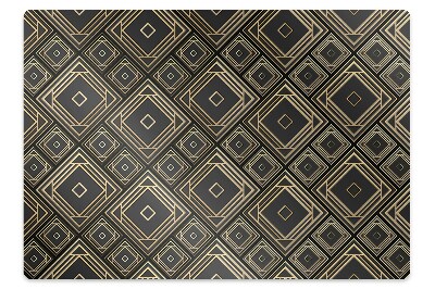 Podložka pod stoličku na kolieskach Geometrická ilúzia