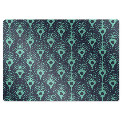 Ochranná podložka pod stoličku Neónová modrá