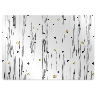 Podložka pod stoličku na kolieskach Tenké čiary