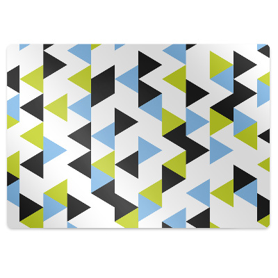 Podložka pod stoličku na podlahu Lietajúce trojuholníky