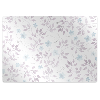 Podložka pod stoličku na kolieskach Vetvičky s listami