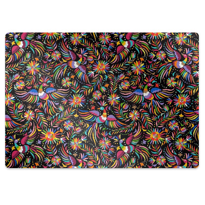 Podložka pod stoličku na podlahu Mexický štýl