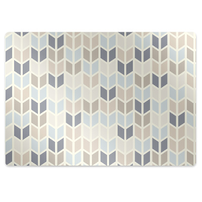 Podložka pod stoličku na podlahu Geometrická textúra