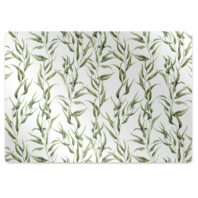 Podložka pod stoličku na kolieskach Eukalyptové listy