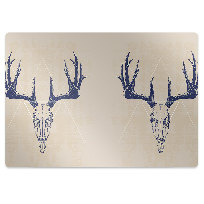 Podložka pod stoličku na podlahu Lebky jeleňa