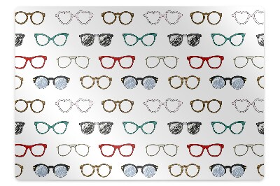 Podložka pod stoličku na podlahu Retro okuliare