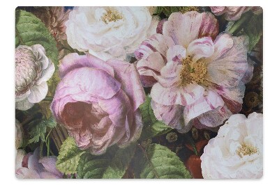 Ochranná podložka pod stoličku Záhrada ruží