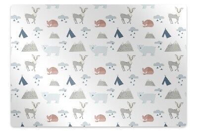 Podložka pod stoličku Lesné zvieratá