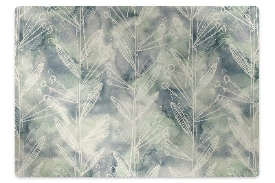 Podložka pod stoličku na kolieskach Rastliny