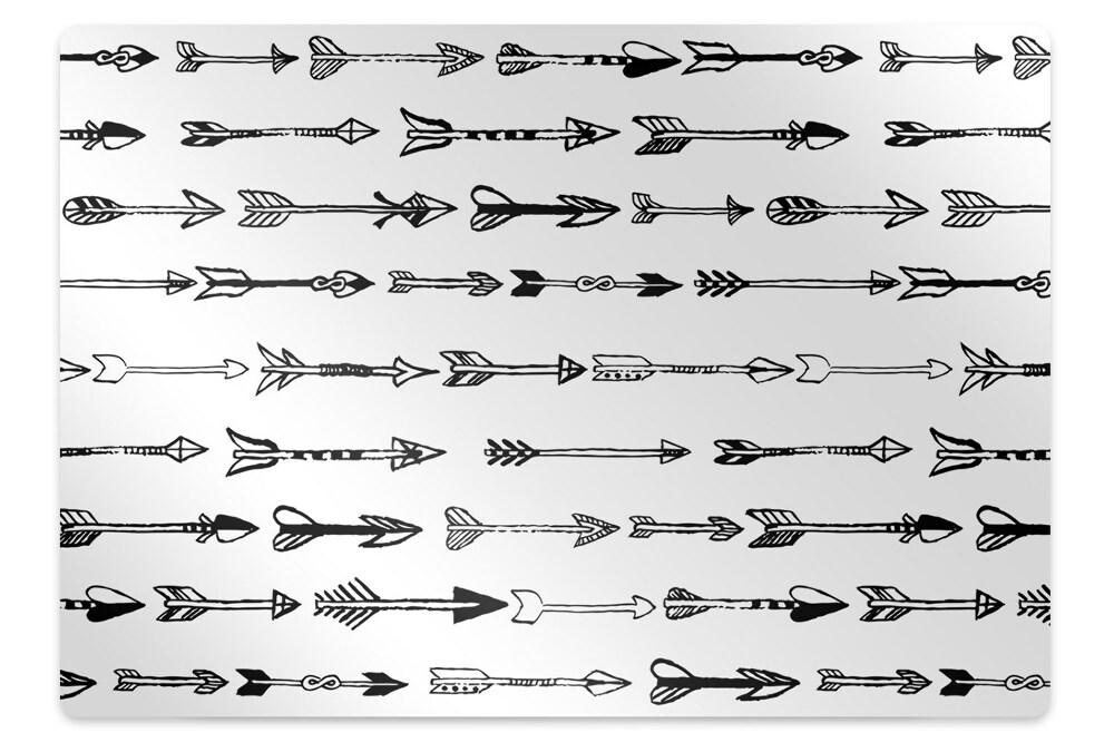 Ochranná podložka pod stoličku Geometrické šípy