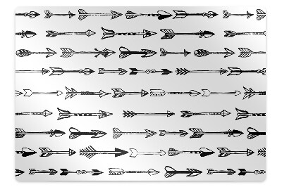Ochranná podložka pod stoličku Geometrické šípy