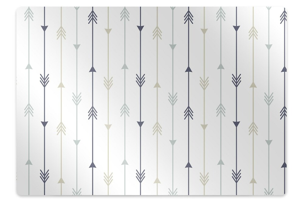 Podložka pod stoličku na podlahu Geometrické šípy