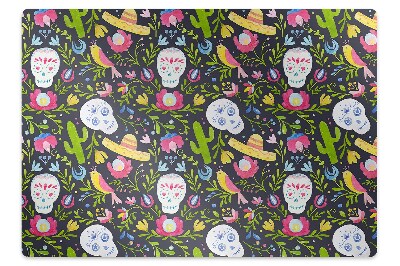 Ochranná podložka pod stoličku Mexické motívy