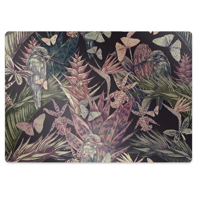 Podložka pod stoličku Kolibrík a motýle