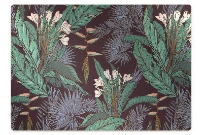 Podložka pod stoličku na kolieskach Tropická džungľa