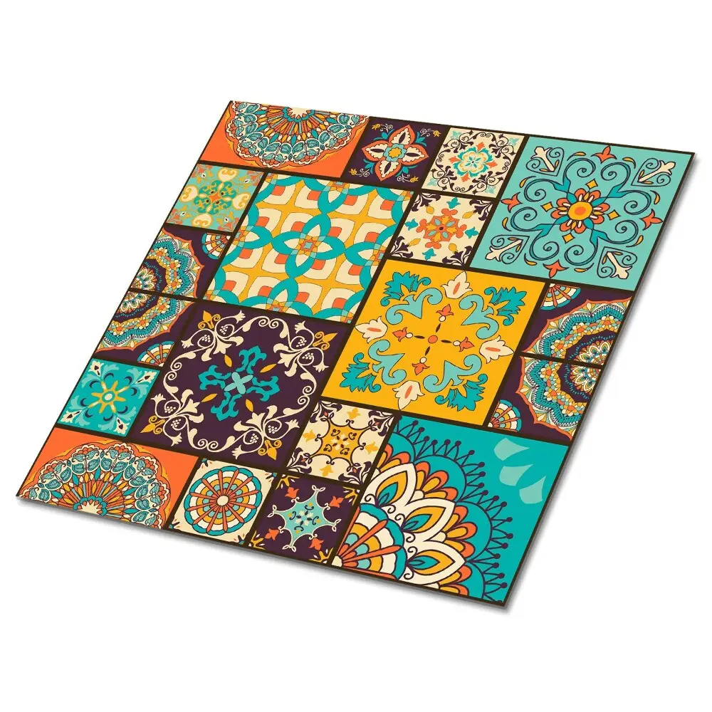 Vinylové obklady na stenu Farebný patchwork