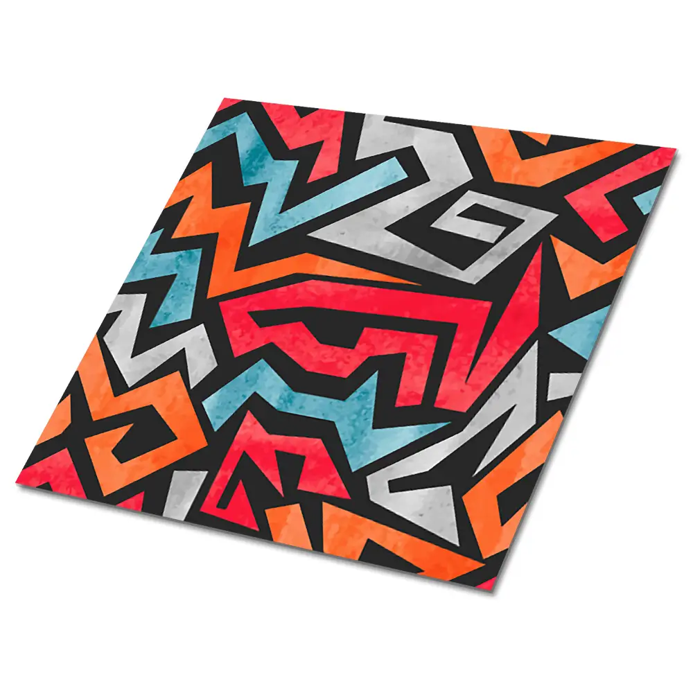 Vinylové obklady na stenu Farebné graffiti