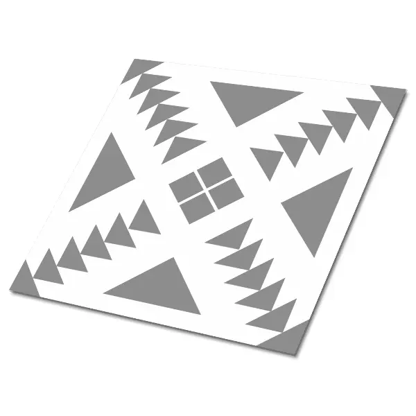 Vinylový obklad na stenu Šedá geometrická mozaika