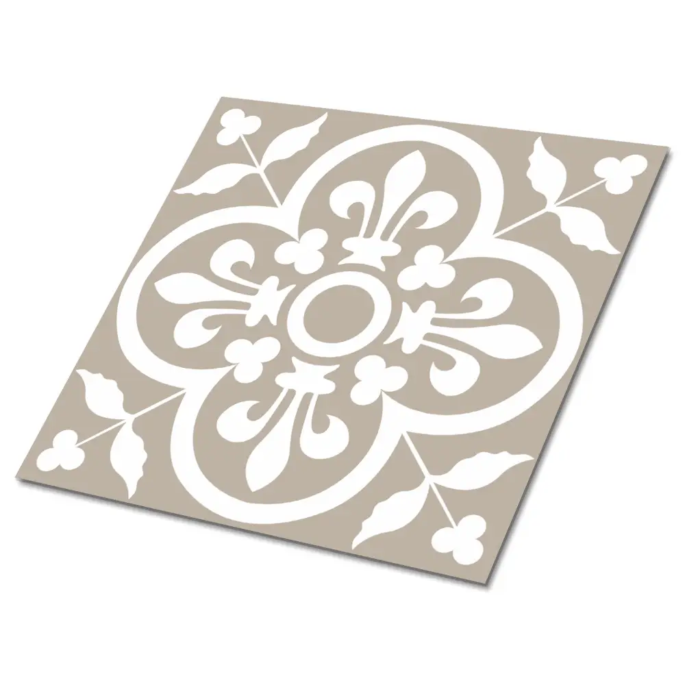 PVC obklad so sivým umeleckým motívom