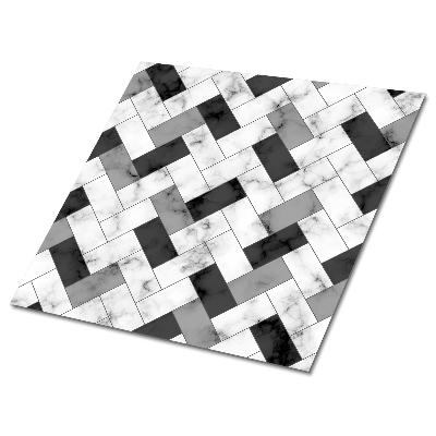 Vinylové dlaždice Mramor v tvare rybej kosti