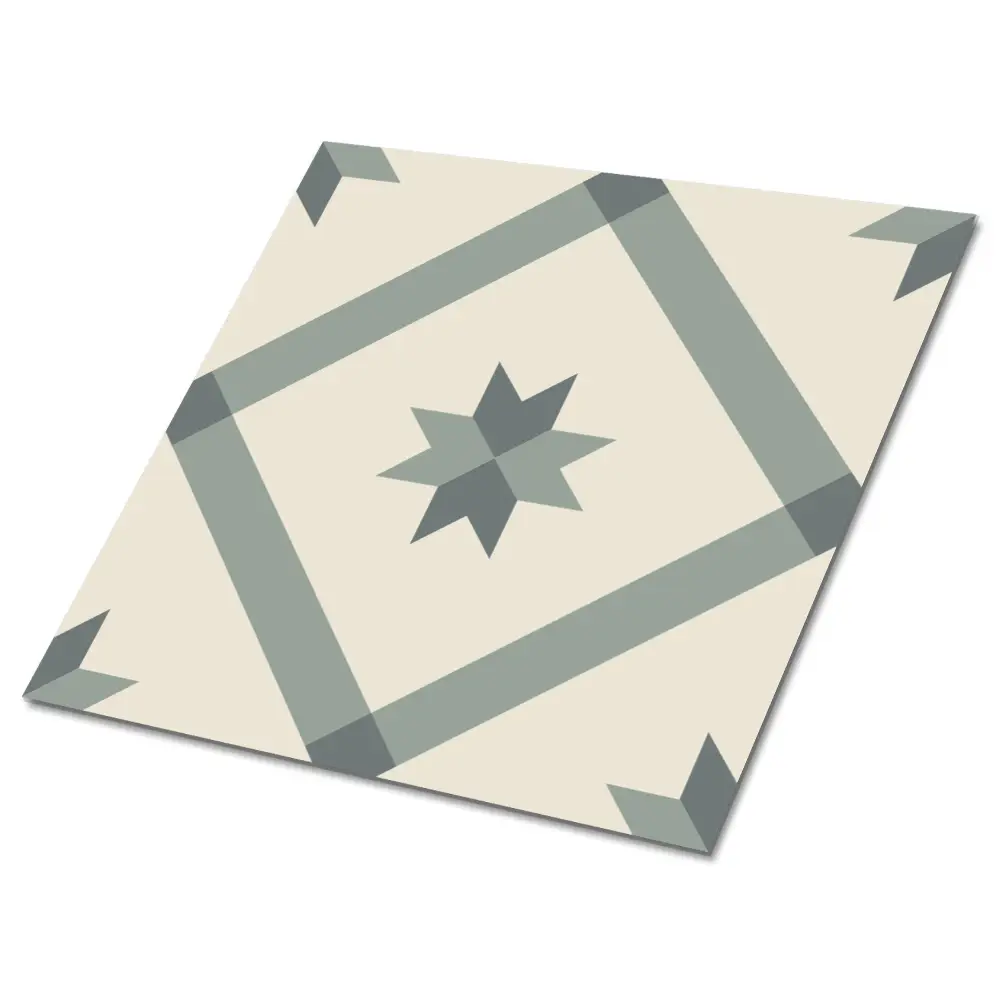 Vinylové dlaždice s geometrickou mozaikou