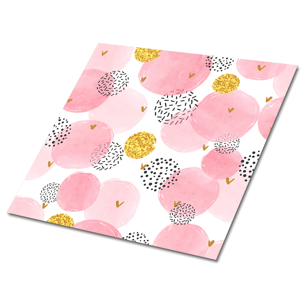 Samolepiace pvc obklady Ružové guľôčky