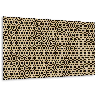 Samolepiaci dekoračný panel a geometrickým motívom s hviezdami