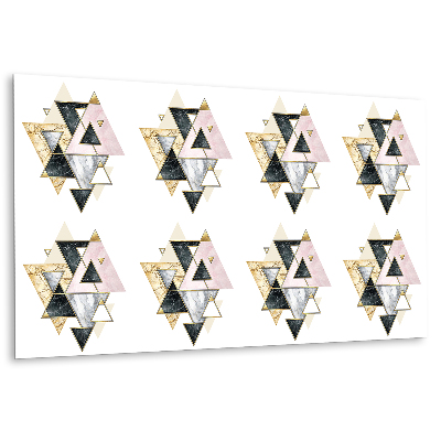 Nástenný panel pvc geometrické trojuholníky