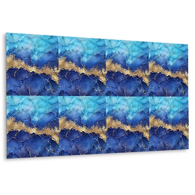 Samolepiaci obkladový panel Mramorový morský motív