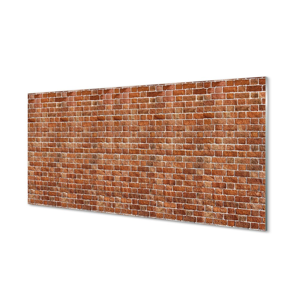Sklenený obraz Stena z malých tehličiek