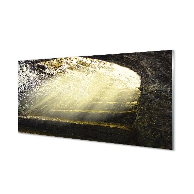 Sklenený obraz Slnečné schody