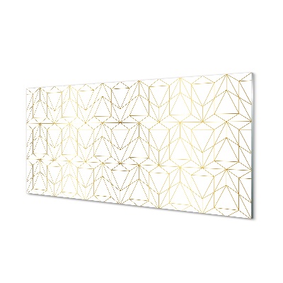 Sklenený obraz Zlaté rozety