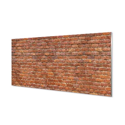 Sklenený obraz Stará tehlová stena
